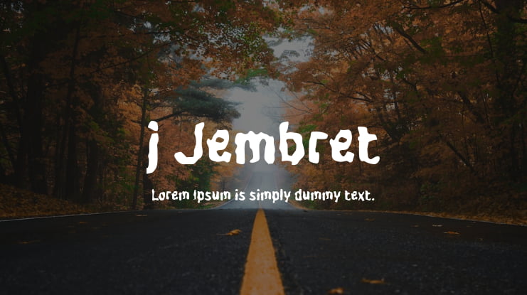 j Jembret Font