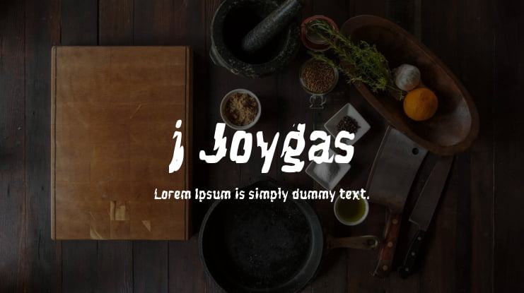 j Joygas Font