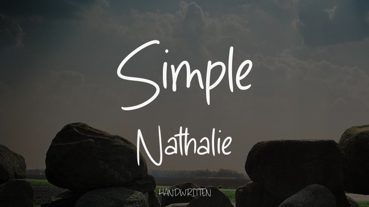 Simple Nathalie Font