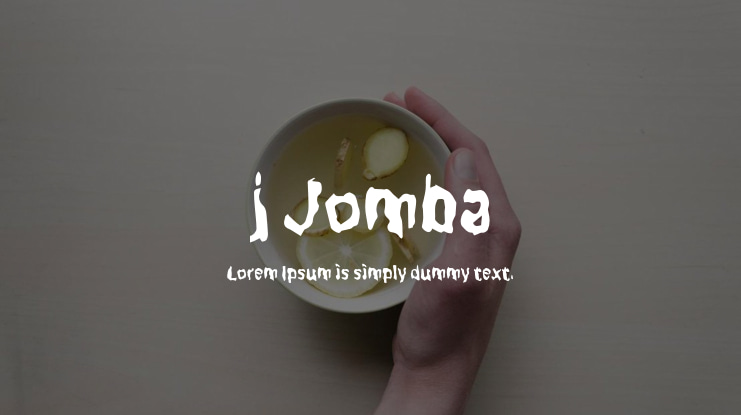 j Jomba Font