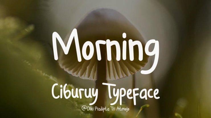 Morning Ciburuy Font