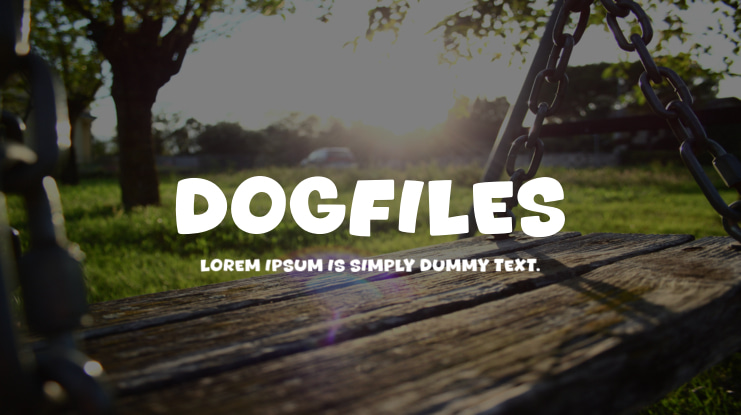 Dogfiles Font