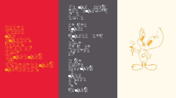 Totally Tweetie Font