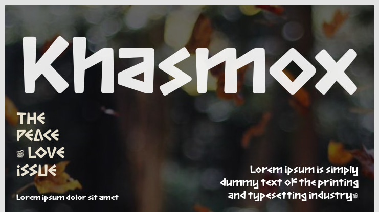 Khasmox Font