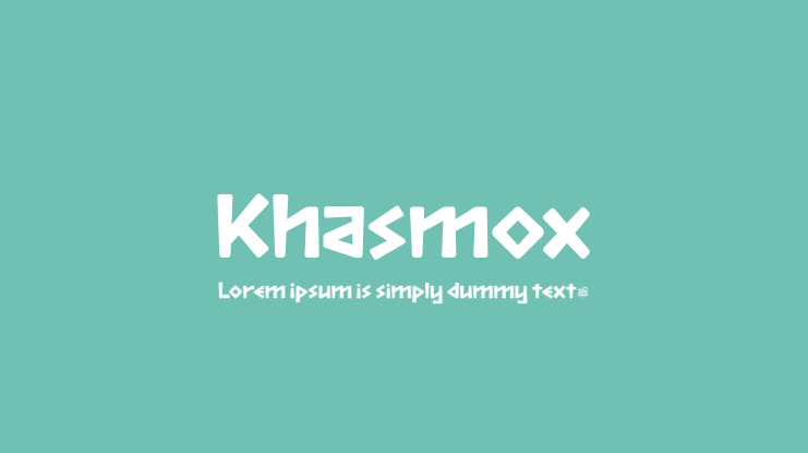 Khasmox Font