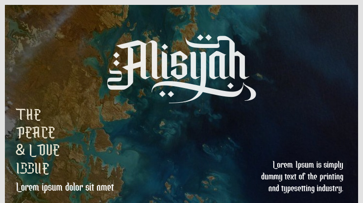 Alisyah Font