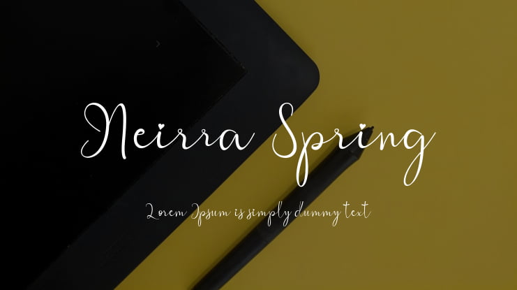Neirra Spring Font