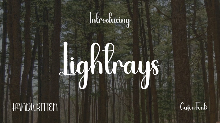 Lightrays Font