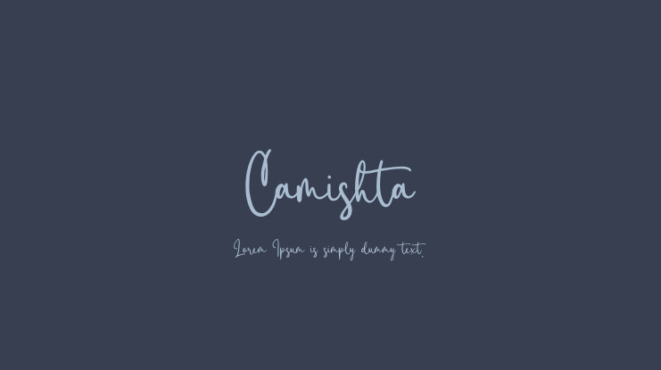 Camishta Font