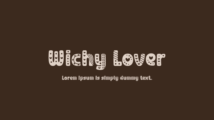Wichy Lover Font
