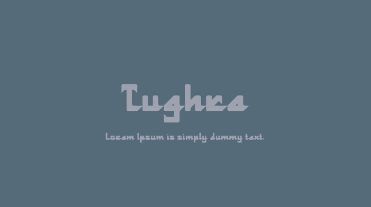 Tughra Font