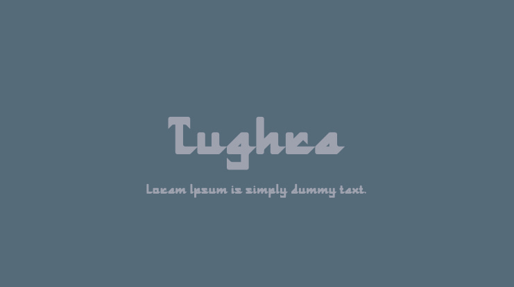 Tughra Font