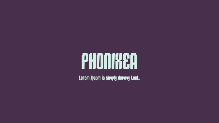 PHONIXEA Font