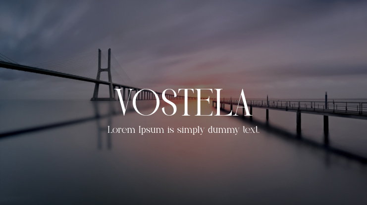 VOSTELA Font
