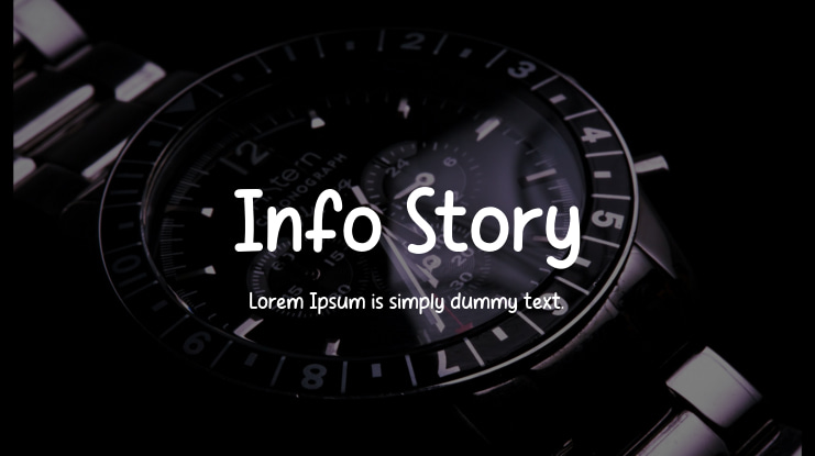 Info Story Font