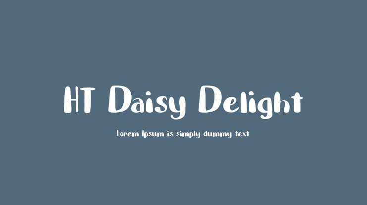 HT Daisy Delight Font Family