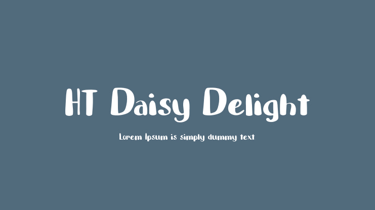 HT Daisy Delight Font Family