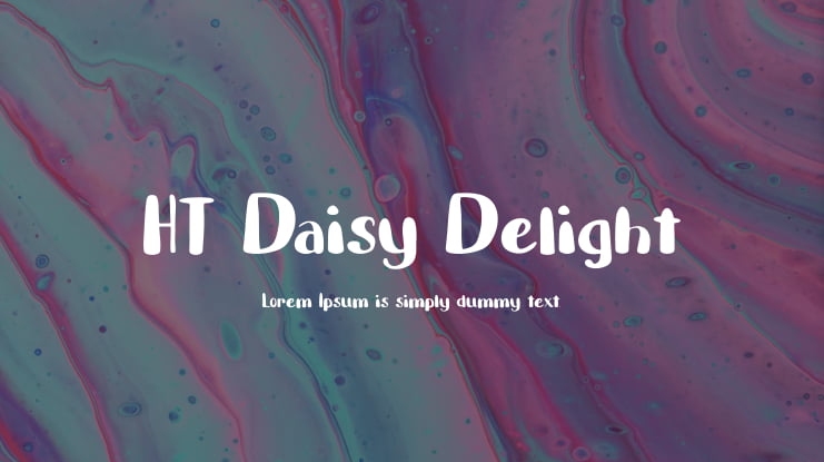 HT Daisy Delight Font Family