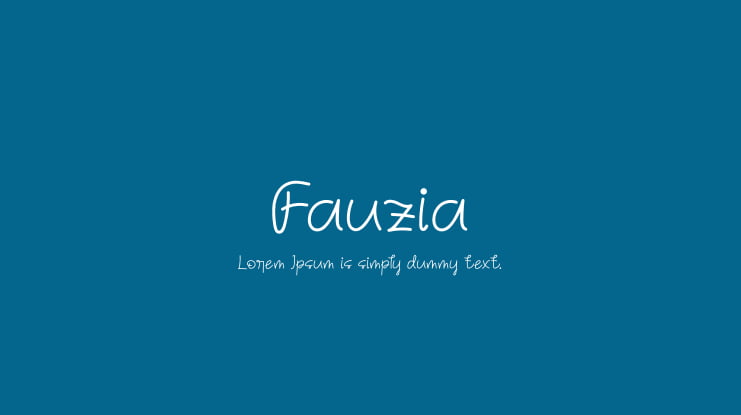 Fauzia Font