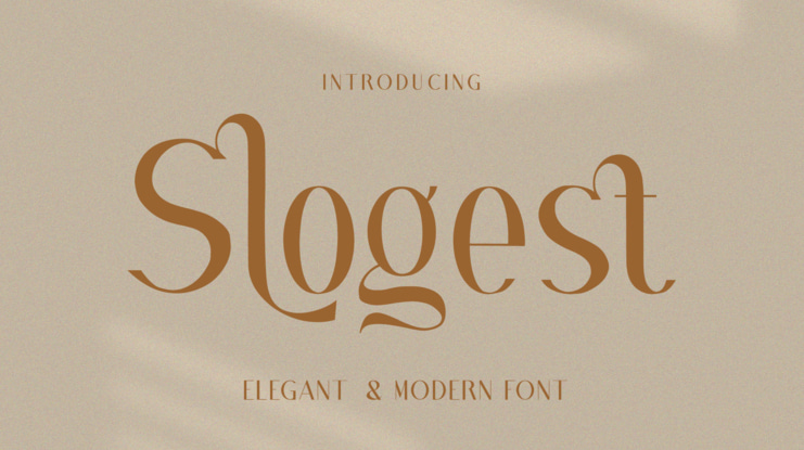 Slogest Font
