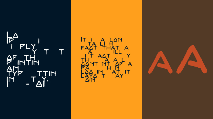 TOTALLY TYPOLITHIC Font