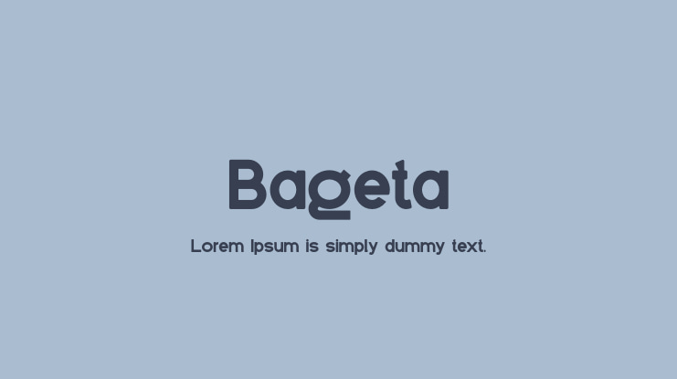Bageta Font