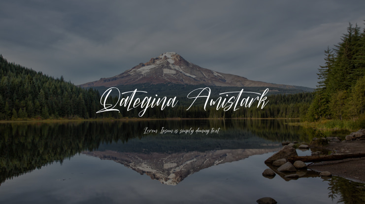 Qategina Amistark Font
