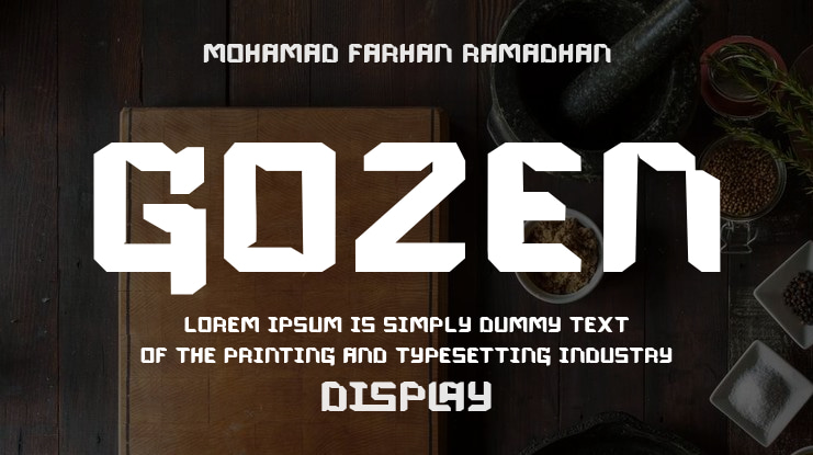 Gozen Font