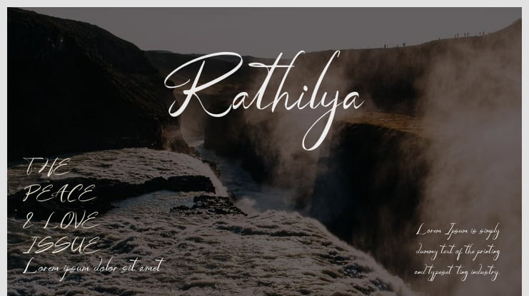 Rathilya Font Family
