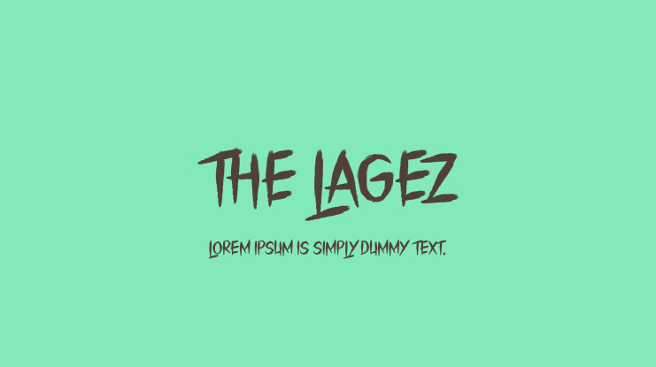 The Lagez Font