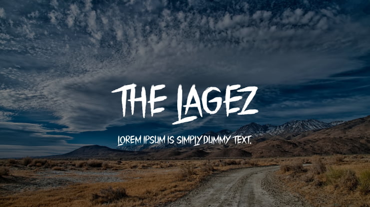 The Lagez Font