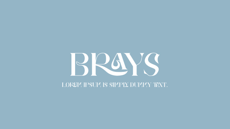 Brays Font