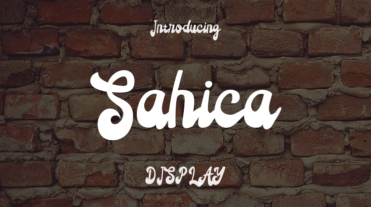 Sahica Font