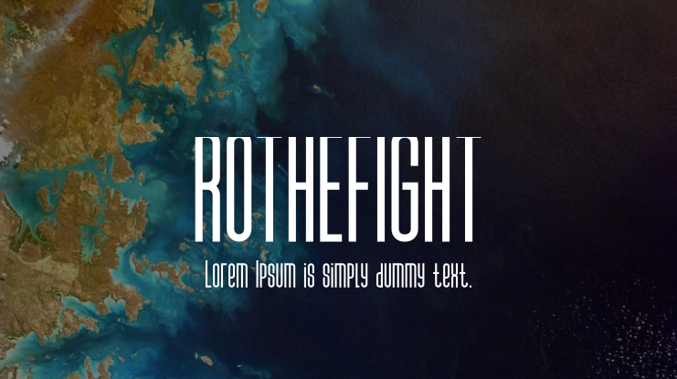 ROTHEFIGHT Font