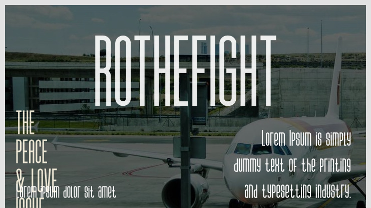 ROTHEFIGHT Font