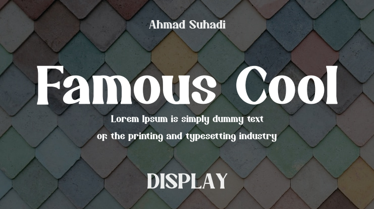 Famous Cool Font