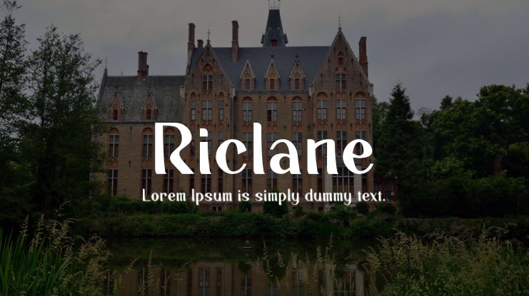 Riclane Font