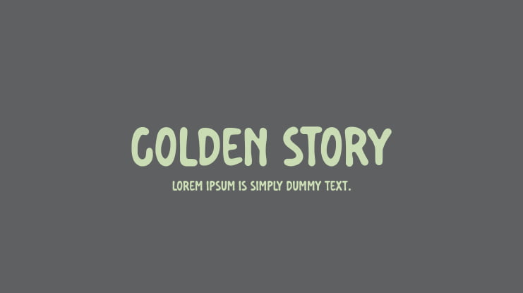 Golden Story Font