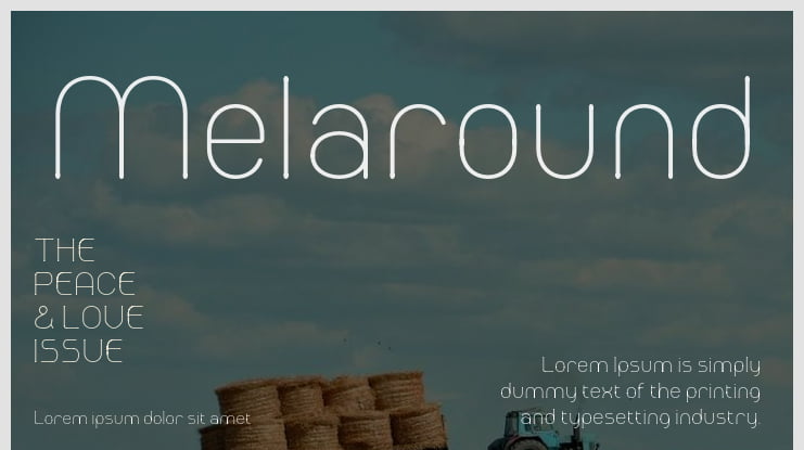 Melaround Font