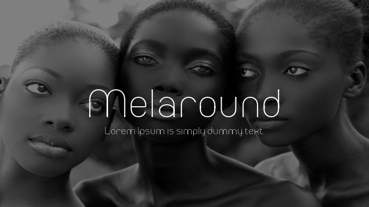 Melaround Font