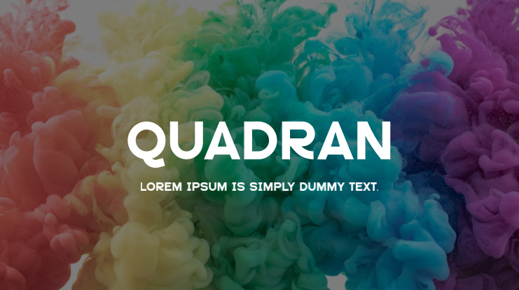 Quadran Font