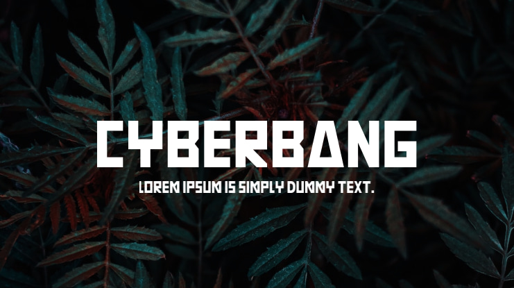 CYBERBANG Font