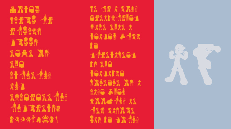 Look sir, droids! Font