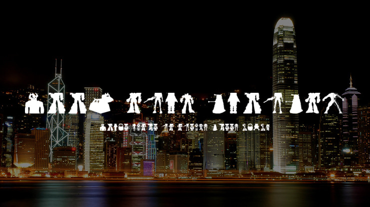 Look sir, droids! Font