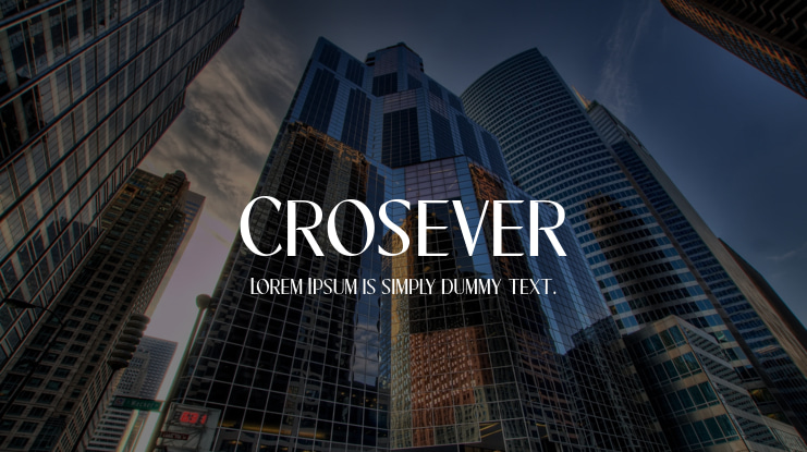 Crosever Font