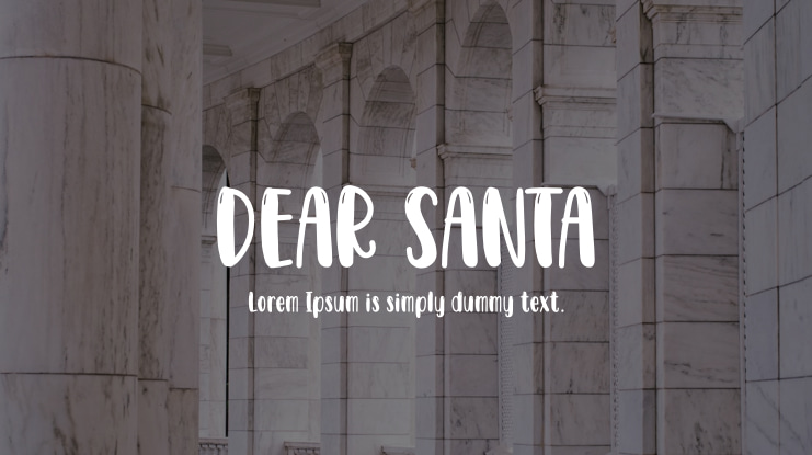 DEAR SANTA Font Family