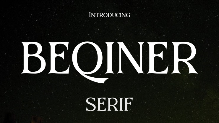 BEQINER Font Family