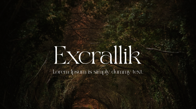 Excrallik Font