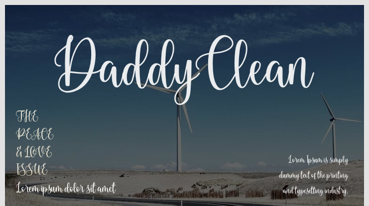 Daddy Clean Font