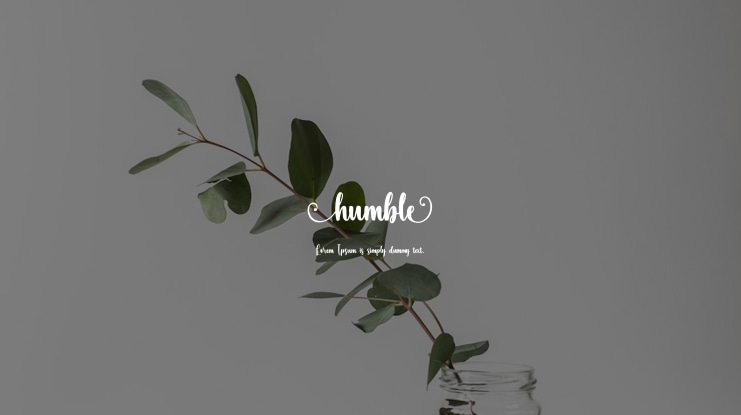 humble Font